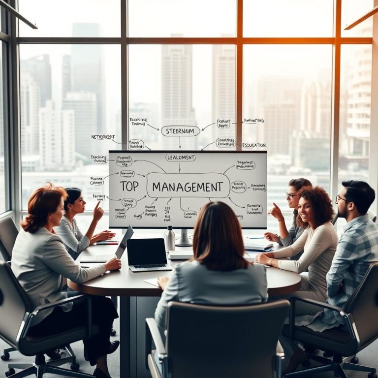 strategies to reach top management positions